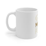 Inspirational 'God Money Power' 11oz Ceramic Mug — Faith & Prosperity Coffee Cup