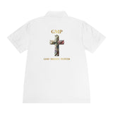 GMP Cross Polo — "God Money Power" Men's Sport Polo