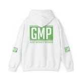 GMP "God Money Power" Logo Hoodie — Streetwear Faith-Inspired Pullover