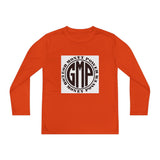 Youth Long Sleeve Tee — "GMP" Good Money Power Circular Logo
