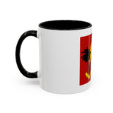 God Money Power Coffee Mug — Bold Red Retro Palm Design (11/15oz)