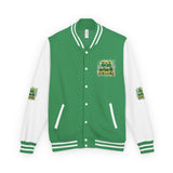 Letterman Jacket — "God Money Power" Varsity Bomber