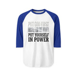 Unisex Three-Quarter Sleeve Raglan Shirt