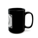 God Money Power Black Mug — Street Art Jesus Graphic Coffee Cup (11oz/15oz)