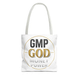 GMP God Tote Bag - 'GOD' Gold Emblem Canvas Tote