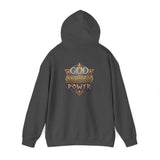 God Money Power Hoodie — Vintage Emblem Graphic Hooded Sweatshirt
