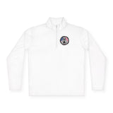 Quarter-Zip Pullover — God Bless Power USA Flag Graphic