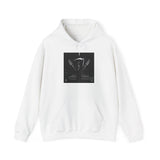 Angel Of Death Hoodie — Gothic Black & White Graphic Sweatshirt