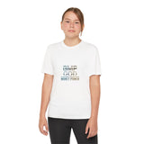 Youth Competitor Tee — "GMP GOD" Motivational Youth T‑Shirt