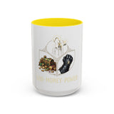 Magic & Wealth Accent Coffee Mug — "Gold Money Power" Alchemy Design (11/15 oz)
