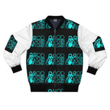 God Money Power Bomber Jacket — Retro Neon Graphic Men’s Bomber