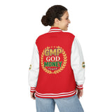 God Money Letterman Jacket — GMP Crest Varsity Jacket