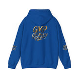 God Money Power (GMP) Hoodie – Inspirational Gold Script Pullover