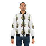 God Power Bomber Jacket — Graphic All-Over-Print Men's Jacket