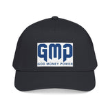 GMP "God Money Power" Mid Profile Baseball Cap - Vintage Athletic Logo Hat