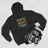 Hoodie — “Put GOD First, Hustle For The MONEY” Motivational Religious Graphic Hoodie