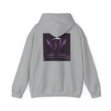 Angel Of Death Hoodie — Purple Gothic Angel Graphic Sweatshirt