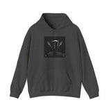 Angel Of Death Hoodie — Gothic Black & White Graphic Sweatshirt
