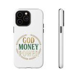 Phone Case — "God Money Power" Inspirational Religious Design