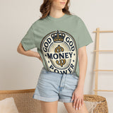 God Money Power T-Shirt — Crown Emblem Graphic Tee (God • Money • Power)