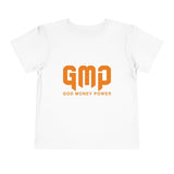 Toddler Tee — GMP (God Money Power) Orange Logo