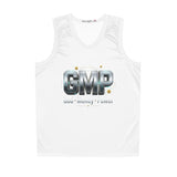 GMP Metallic Logo Basketball Jersey — Good Money Power Athletic Tank