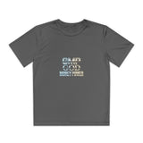 Youth Competitor Tee — "GMP GOD" Motivational Youth T‑Shirt