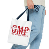 God Money Power (GMP) Red Logo Tote Bag – Faith & Wealth Statement Tote