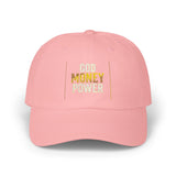Classic Dad Cap – God Money Power Gold Foil "Got Money Problems" Embroidered Baseball Hat