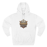 Hoodie — 'God Money Power' Vintage Emblem Fleece Hoodie