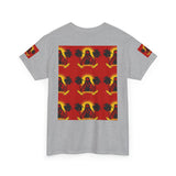 Surf Saint T‑Shirt — Vintage Palm Beach Vibes ("Our Savior Protects" Banner)
