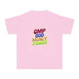 Youth Tee — GMP God Money Power Colorful Graphic Shirt