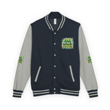 Letterman Jacket — "God Money Power" Varsity Bomber