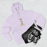 God Money Power Hoodie — Crown & Coin Vertical Graphic Fleece Hoodie