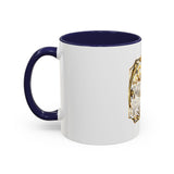 Coffee Mug — "God Money Power" Gold Emblem Accent Mug