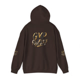 God Money Power (GMP) Hoodie – Inspirational Gold Script Pullover