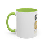 GMP GOD Money Power Accent Coffee Mug — Motivational Office Gift (11/15oz)