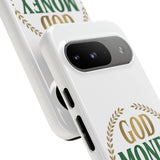 Phone Case — "God Money Power" Inspirational Religious Design