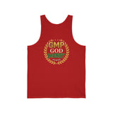 GMP God Money Power Laurel Tank Top — Motivational Faith & Wealth Graphic Tank
