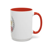 God Money Power Accent Coffee Mug — Inspirational Faith & Success Ceramic Mug (11/15oz)