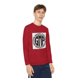 Youth Long Sleeve Tee — "GMP" Good Money Power Circular Logo