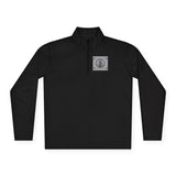 Quarter-Zip Pullover — "GOD MONEY POWER" Graphic Pullover