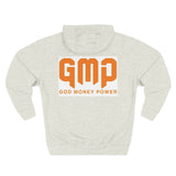 GMP "God Money Power" Hoodie — Bold Orange Streetwear Fleece