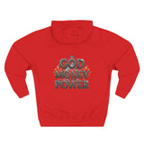 God Money Power Hoodie — Graphic Faith & Hustle Pullover