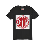 Youth Tee — 'GMP' God Money Power Circle Graphic