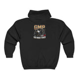 God Money Power (GMP) Zip Hoodie — Vintage Eagle Graphic