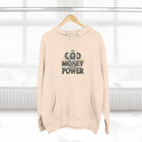 God Money Power Hoodie — Graphic Faith & Hustle Pullover