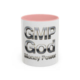 GMP God Money Power Chrome Accent Coffee Mug (11/15oz)