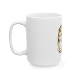 Ceramic Mug — God Money Power Gold Emblem Coffee Cup