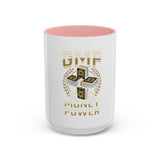 Money Power Accent Coffee Mug — GMP Cash Stack Design (11/15 oz)